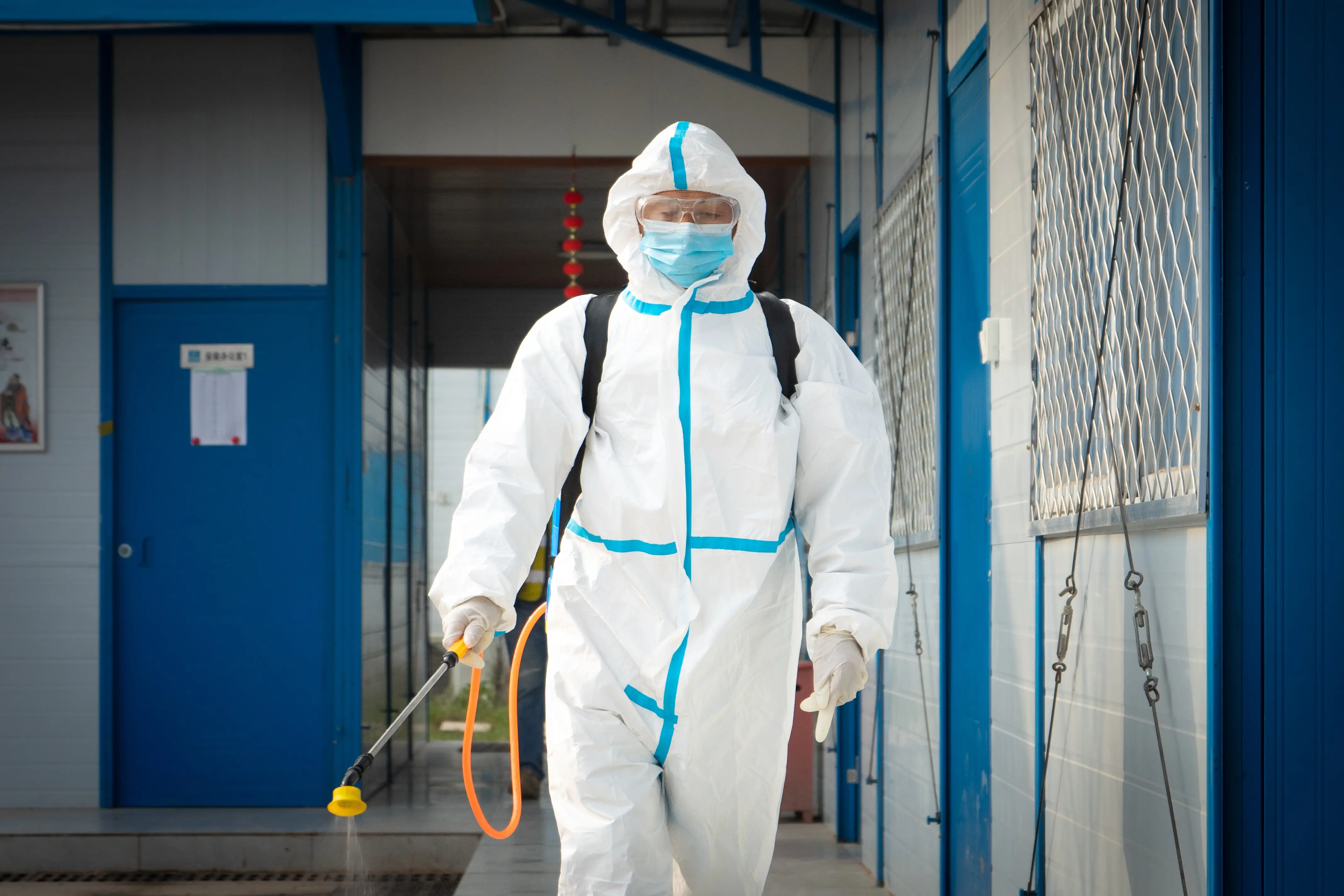 chemical protecting suit material