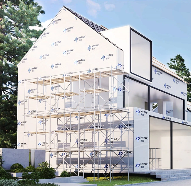 Flashspun Hypak™ For Building Curtain Wall House Wrap Insulation